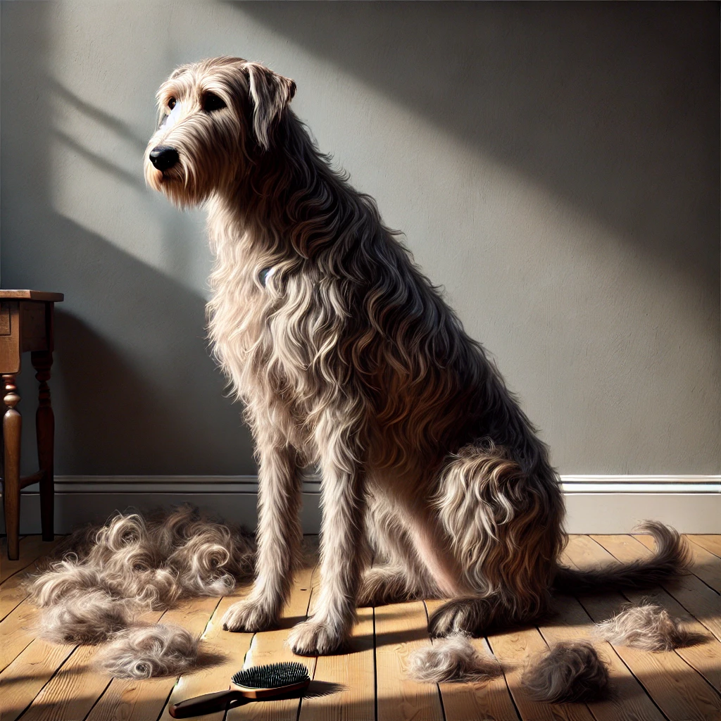Irish Wolfhound shedding
