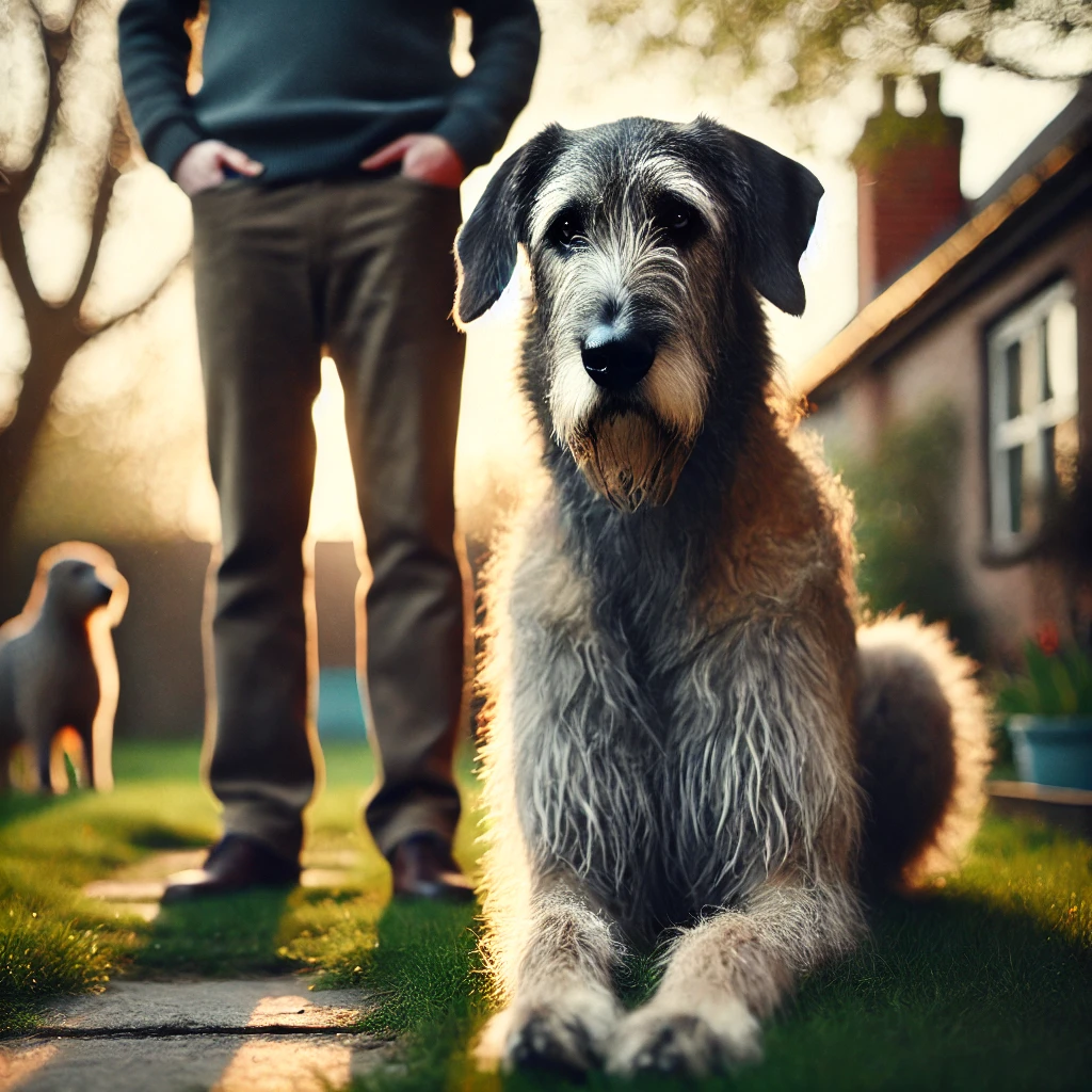 Protective Irish Wolfhound