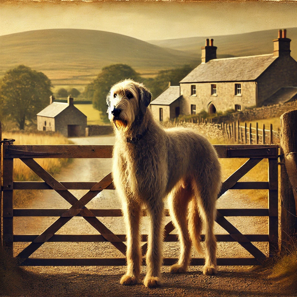 Protective Irish Wolfhound