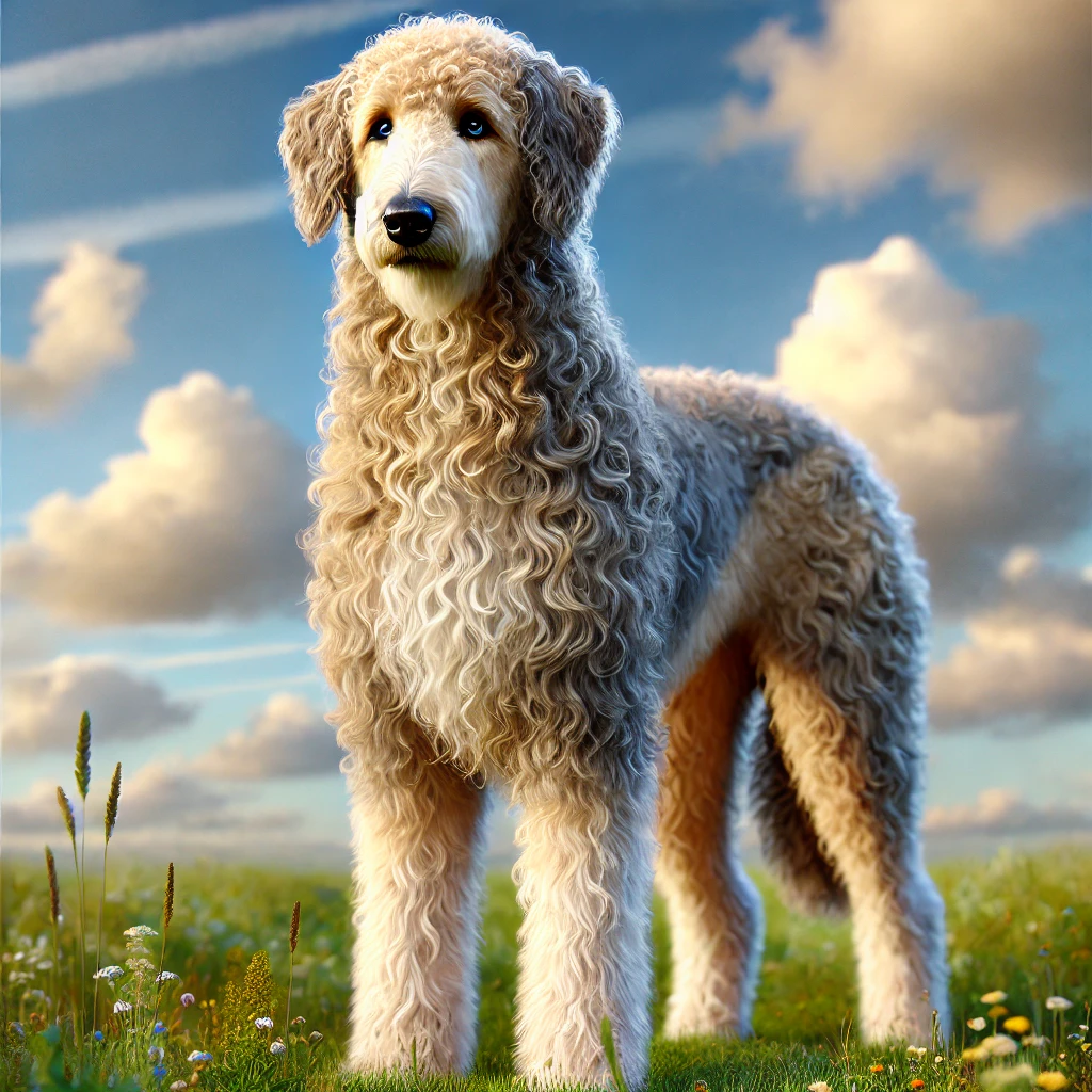 Irish Wolfhound and Poodle mix,