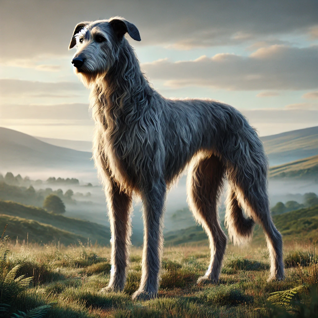 Irish Wolfhound and Scottish Deerhound mix,