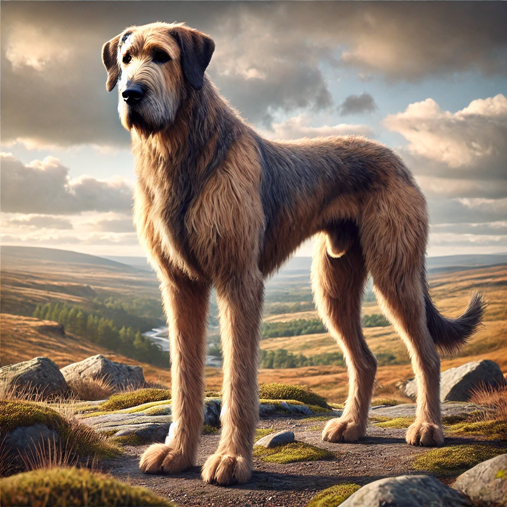 Irish Wolfhound and English Mastiff mix,