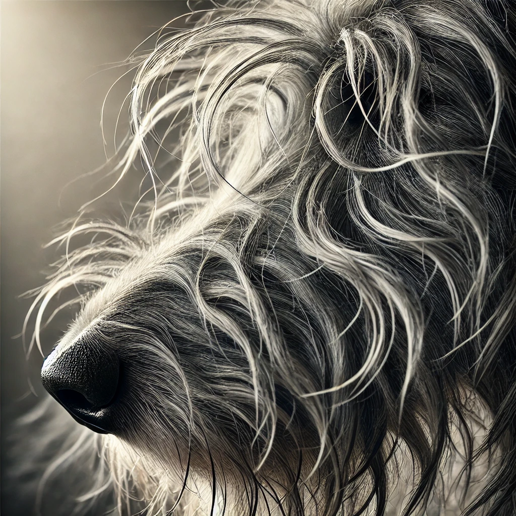 Wiry Fur of an Irish Wolhound